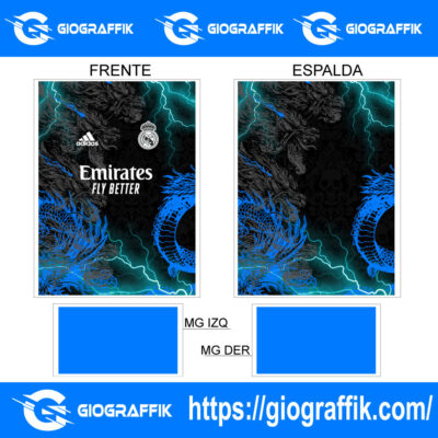 REAL MADRID CELESTE DRAGON MAGENTA RAYOS