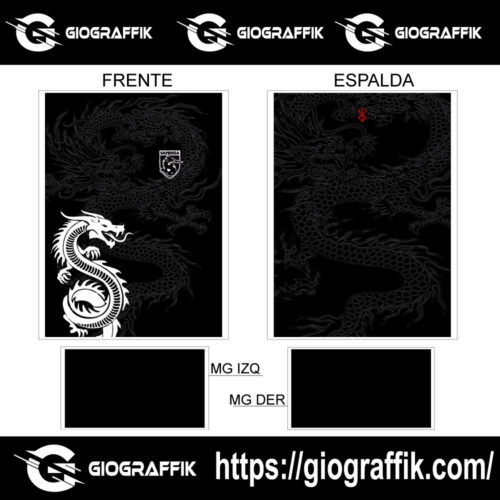 SAPRISSA DRAGON BLACK PATTERNS