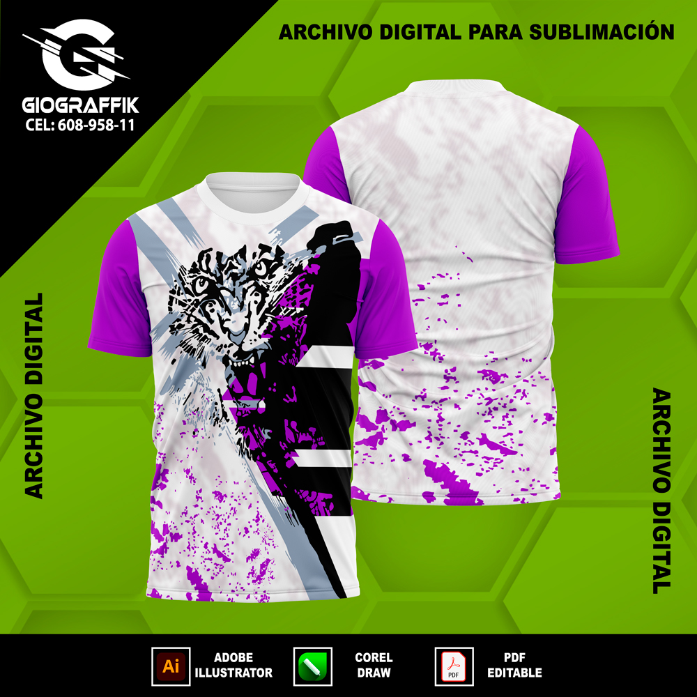 TIGRE BLACK GRUNGE MORADO CONCEPT