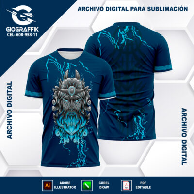 VIKINGO DEGRADE CIAN BLUE