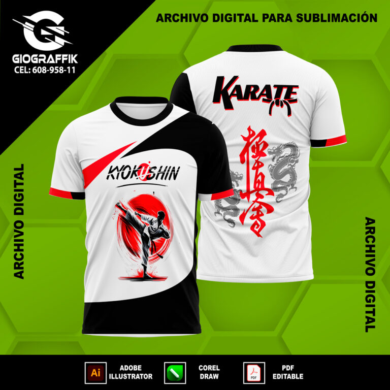 KARATE RED WHITE