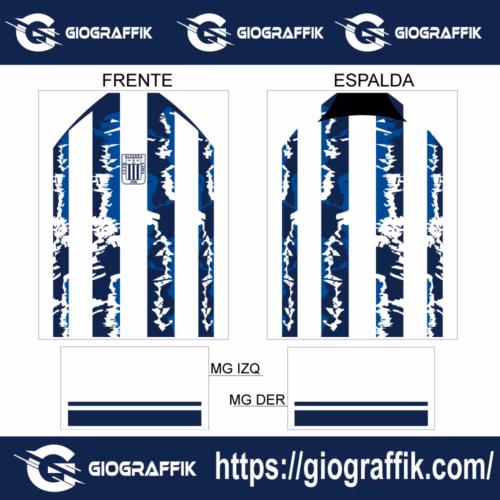 ALIANZA LIMA BLUE GRUNGE