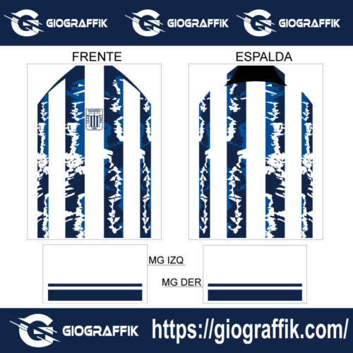 ALIANZA LIMA BLUE GRUNGE