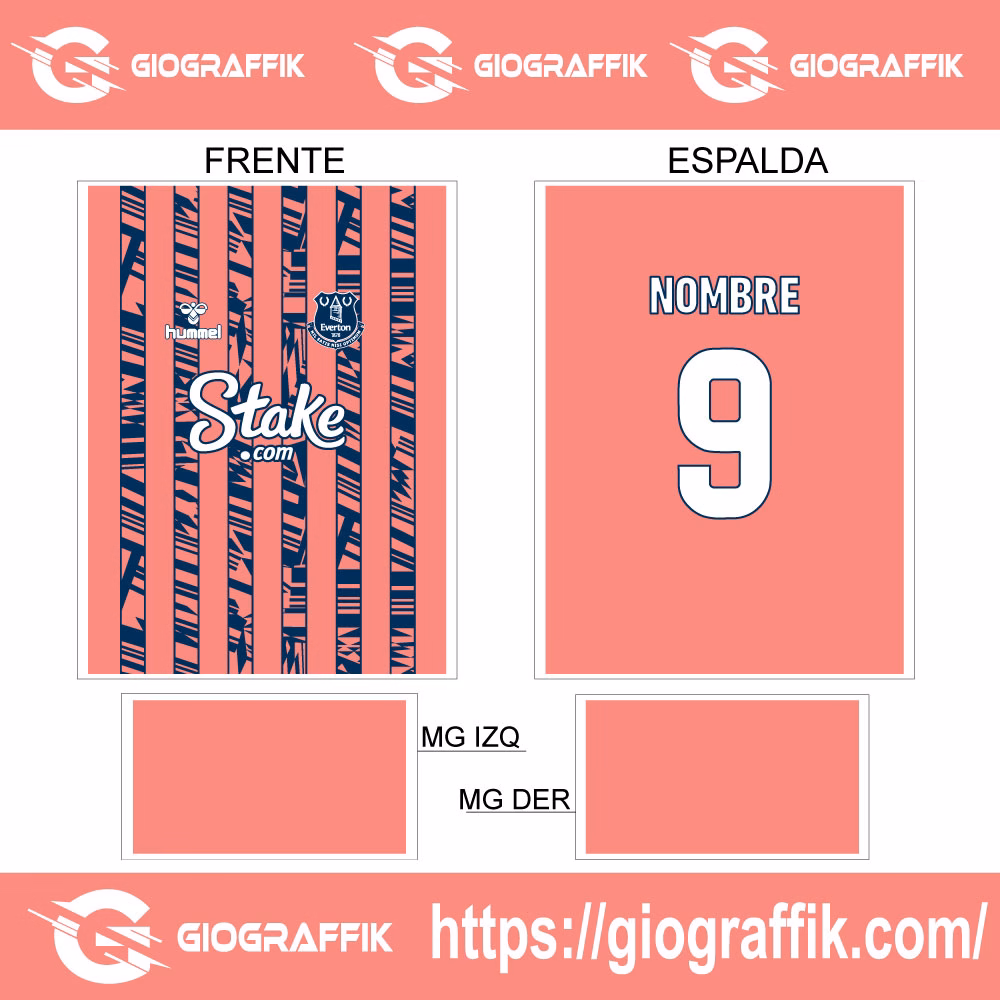 EVERTON JERSEY ROSADO 2023-24 - Imagen 3