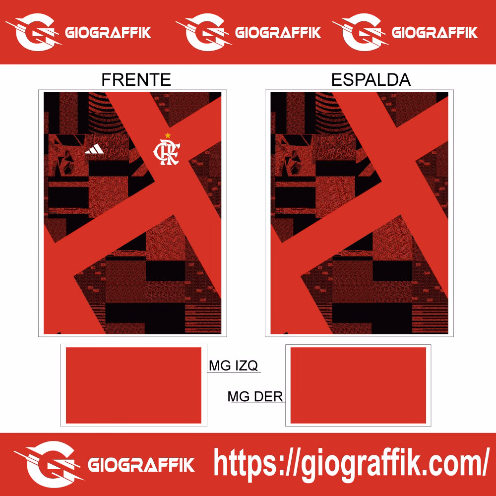 FLAMENGO 2023-24 ENTRENAMIENTO GEOMETRIC - Imagen 3