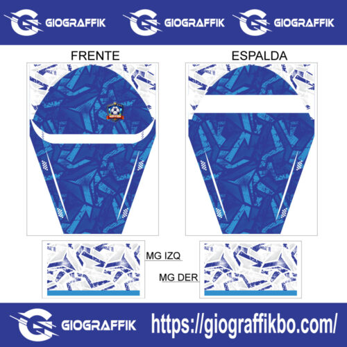 GRUNGE BLUE WITHE