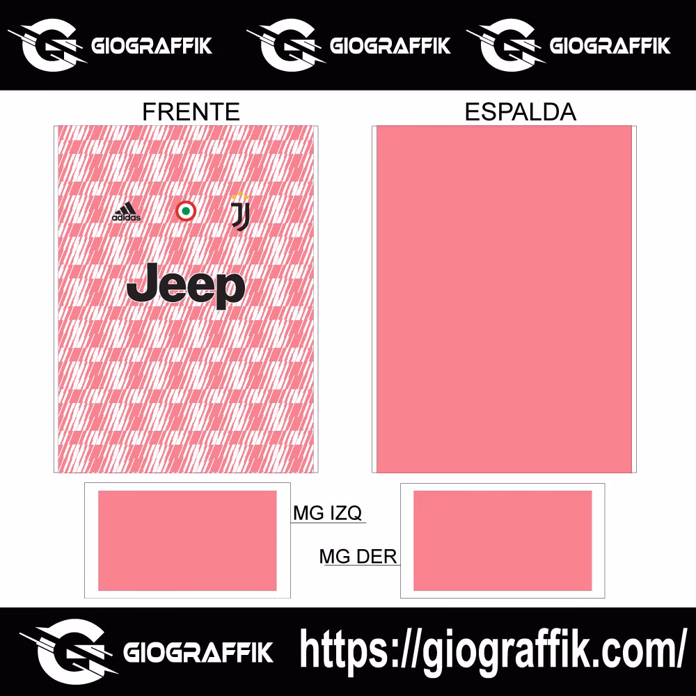 JUVENTUS TRAMA PATTERNS ROSADO - Imagen 3