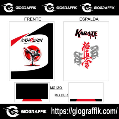 KARATE RED WHITE