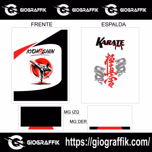 KARATE RED WHITE