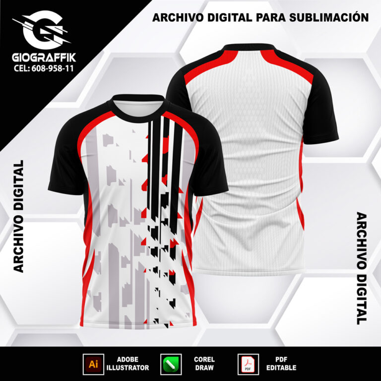 GEOMETRICO RED BLACK