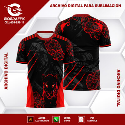 PUMA JAGUAR RED BLACK NUBES