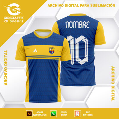 BOCA JUNIOR BLUE PATTERN