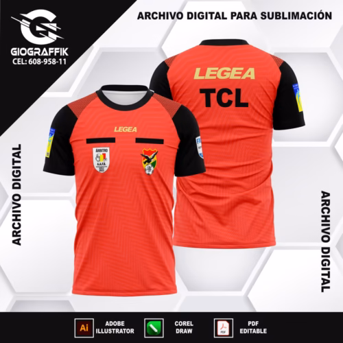 BOLIVIA ARBITROS ORANGE TRAMA
