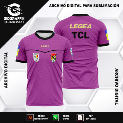 BOLIVIA ARBITROS ORANGE TRAMA MORADO LILA