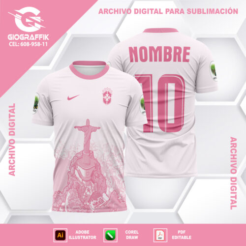 BRASIL NIKE ROSADO GRUNGE
