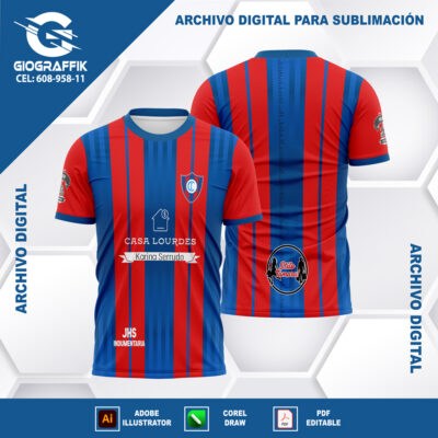 CI CERRO PORTEÑO DEGRADE RED BLUE