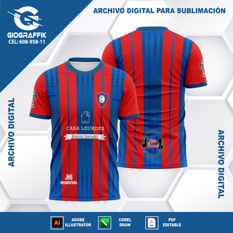 CI CERRO PORTEÑO DEGRADE RED BLUE