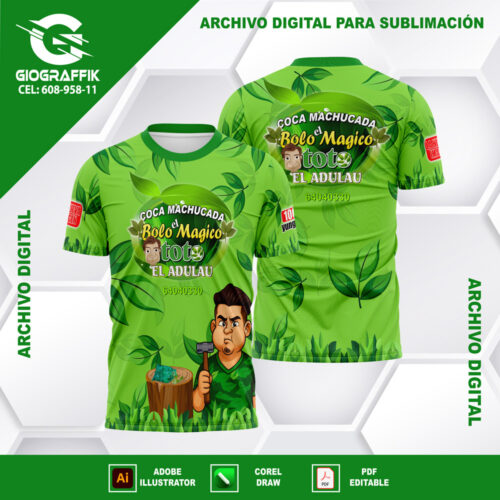 COCA MACHUCADA MAGICO GREEN
