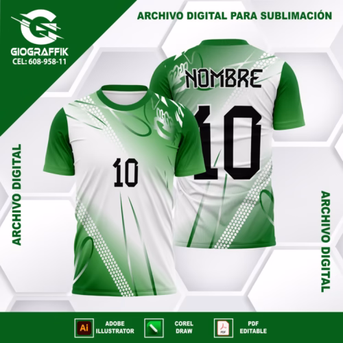 DEGRADE GREEN LINEA WHITE