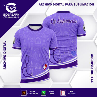 ENFERMERIA TRAMA MORADO ANIVERSARIO