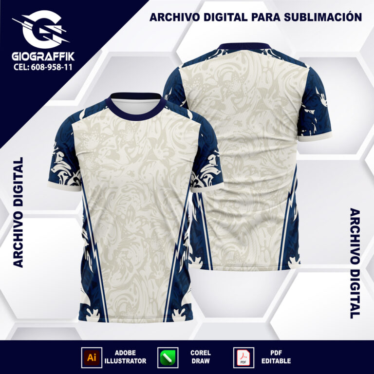 FLORAL TRAMA BLUE WHITE