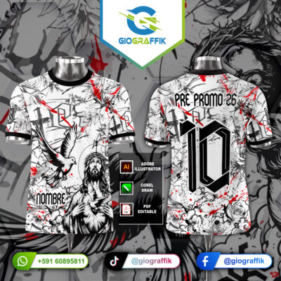 FUTSALERO CRISTO BLACK WHITE