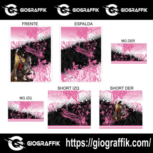 FUTSALERO GRUNGE ROSADO BLACK