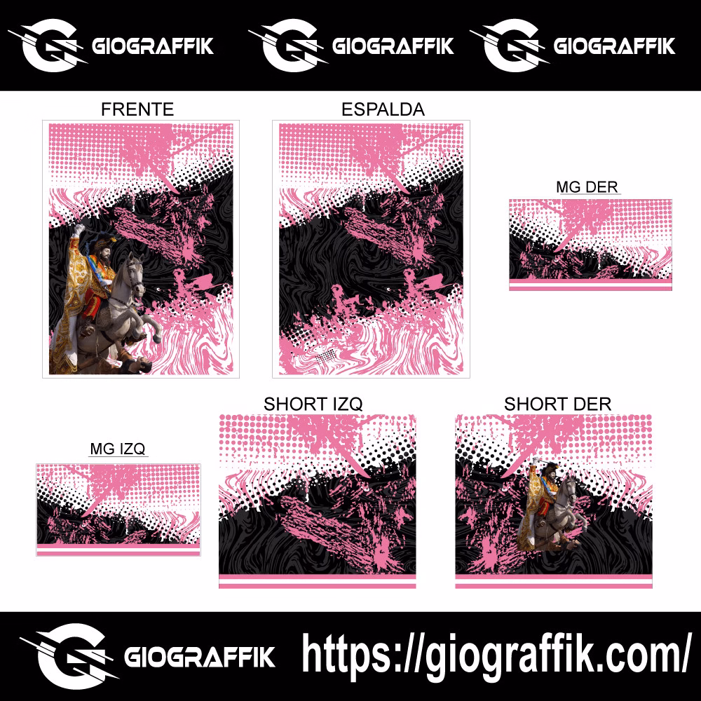 FUTSALERO GRUNGE ROSADO BLACK - Imagen 2