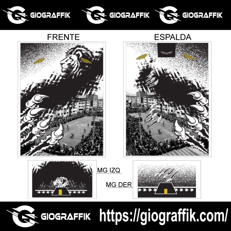 FUTSALERO LEON BLACK GARRAS GRUNGE