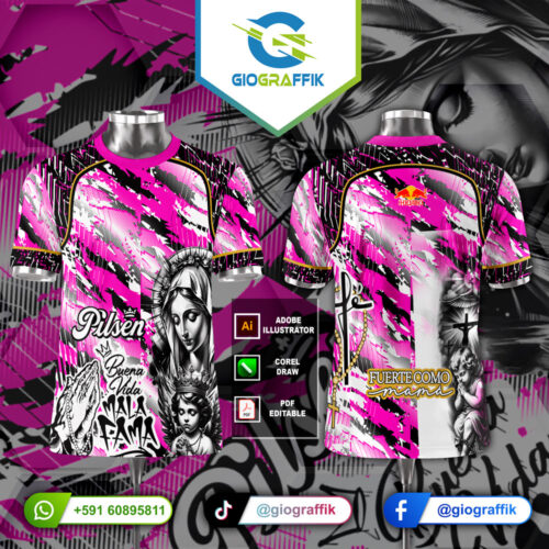 FUTSALERO MORADO DEGRADE VIRGEN MARIA