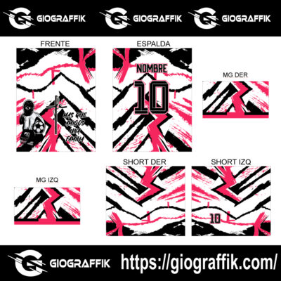 FUTSALERO ROSADO GRUNGE