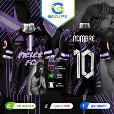 JESUS FUTSALERO BLACK WHITE