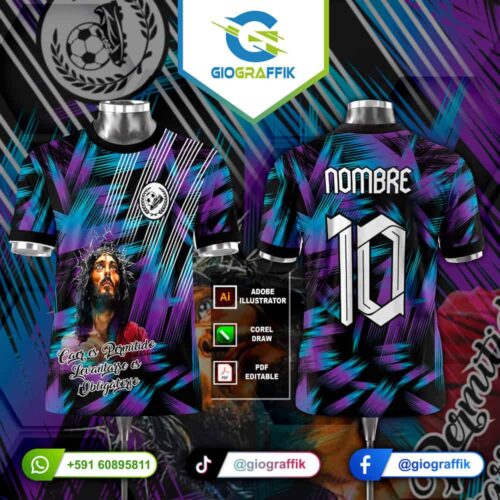 TETERHAM GEOMETRIC DEGRADE JESUS FUTSALERO