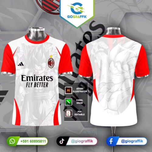 AC MILAN CONCEPT RED DRAGON BALL