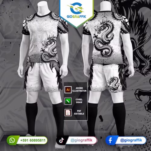 DRAGON BLACK WHITE