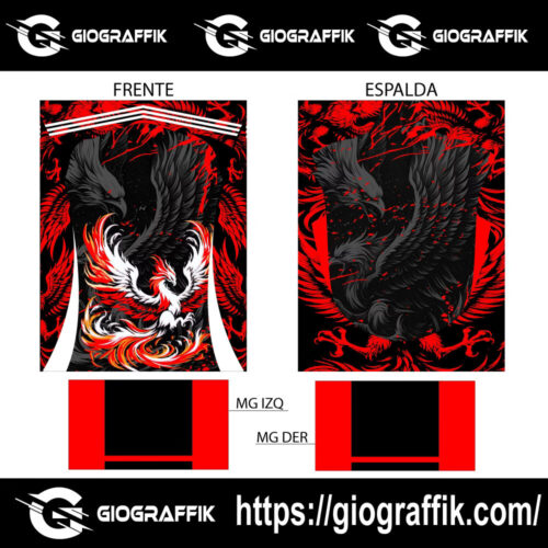 EAGLE FENIX RED BLACK