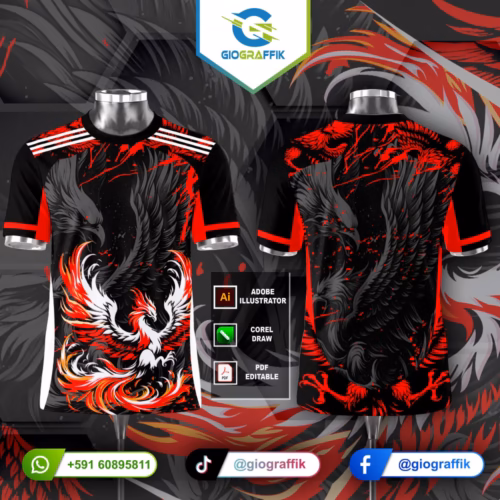 EAGLE FENIX RED BLACK