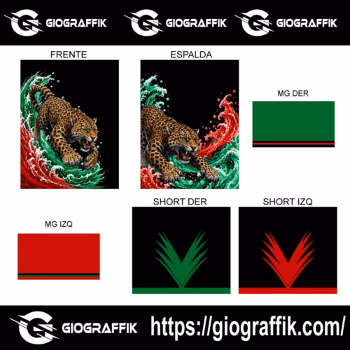JAGUAR GREEN RED