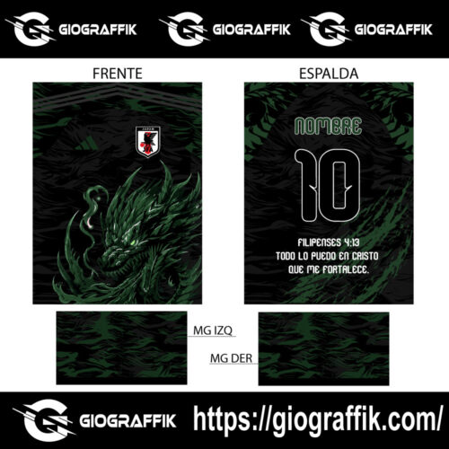 JAPON DRAGON GREEN