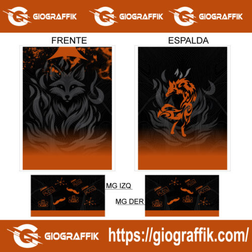 LOBO WOLF ORANGE DEGRADE