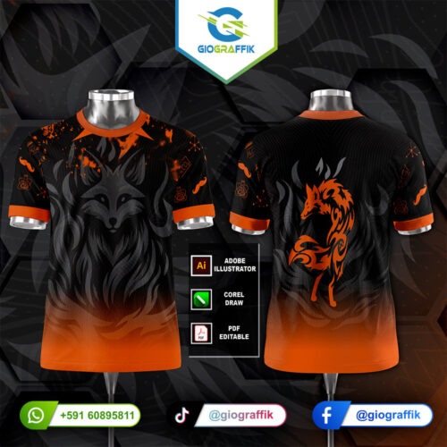 LOBO WOLF ORANGE DEGRADE