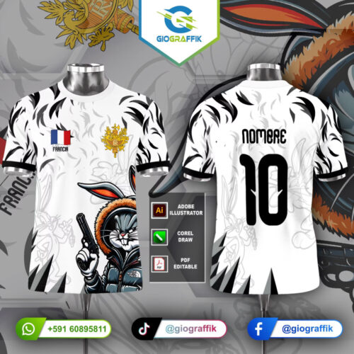 LOONEY TUNES TRAMA BLACK GRIS