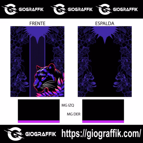 PANTERA BRASIL MORADO FLORAL
