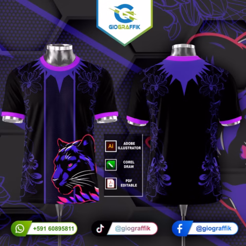 PANTERA BRASIL MORADO FLORAL